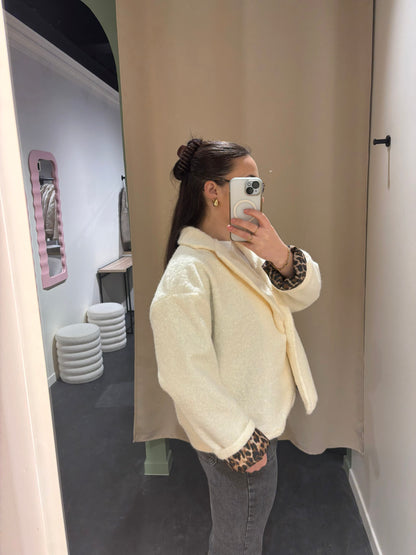 Veste FUZZY écru
