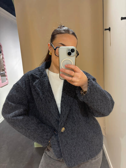 Veste FUZZY bleu marine