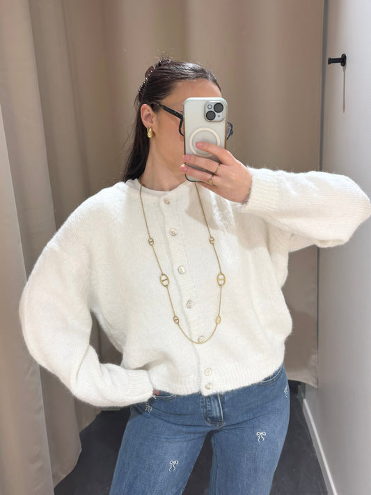 Cardigan COZY blanc