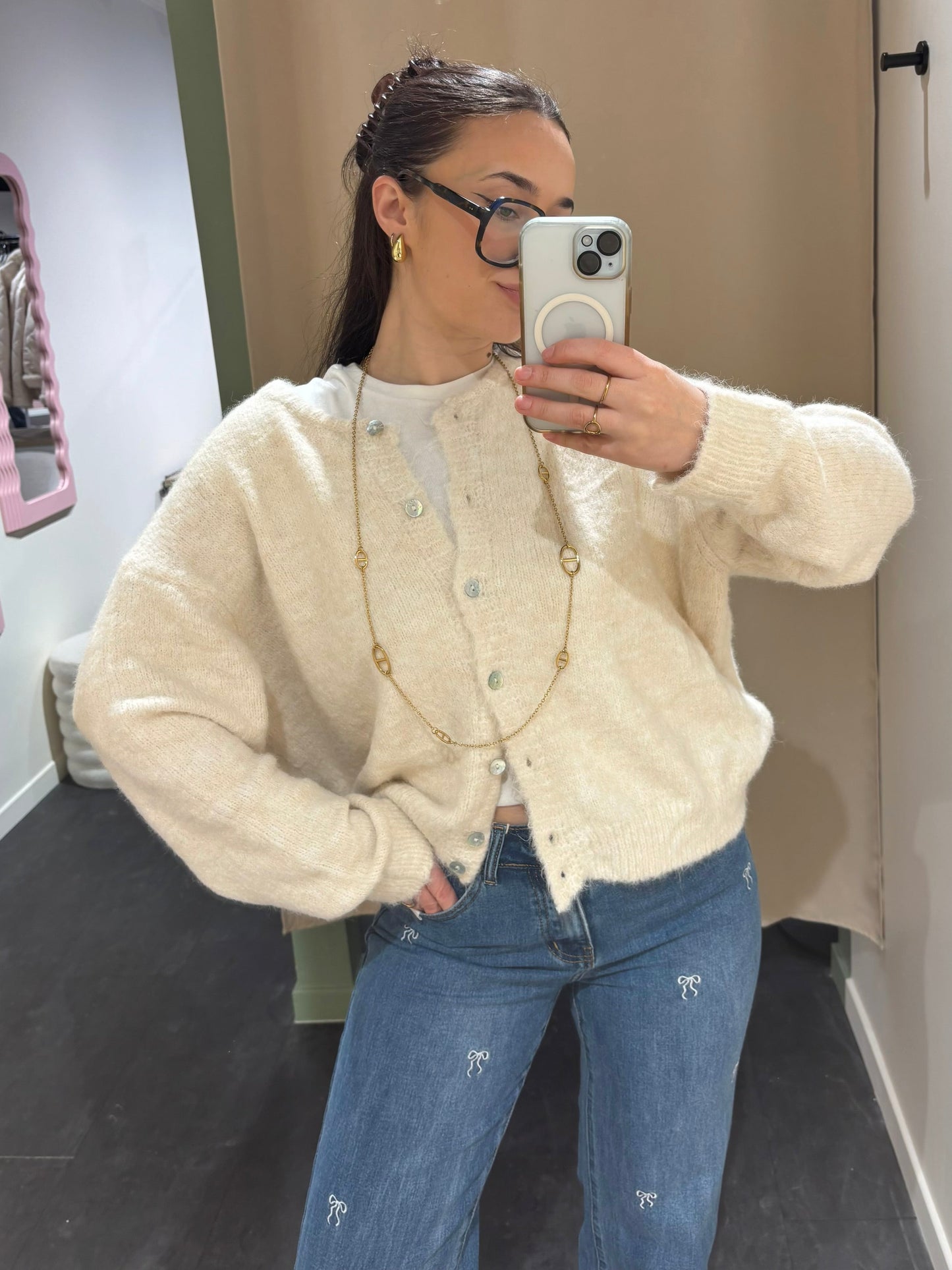 Cardigan COZY beige