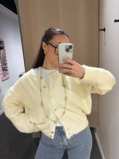 Cardigan COZY jaune