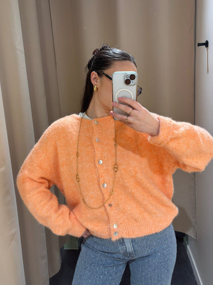 Cardigan COZY orange