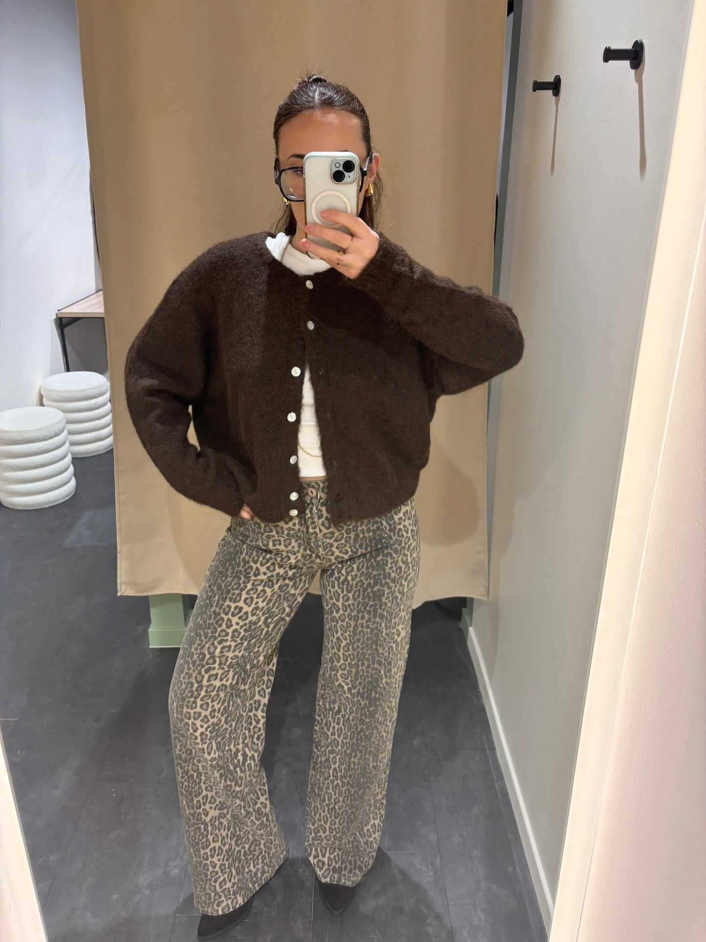 Cardigan COZY chocolat