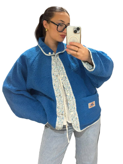 Veste polaire BLOOM bleu électrique