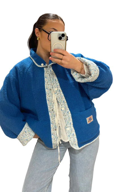 Veste polaire BLOOM bleu électrique