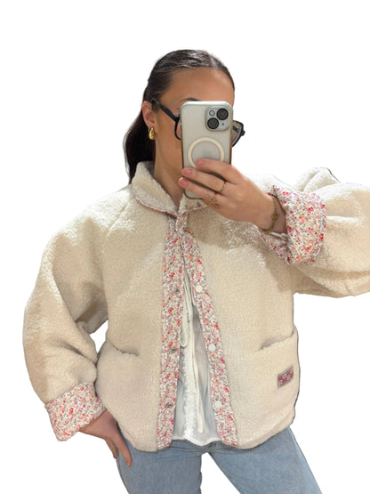Veste polaire BLOOM écru