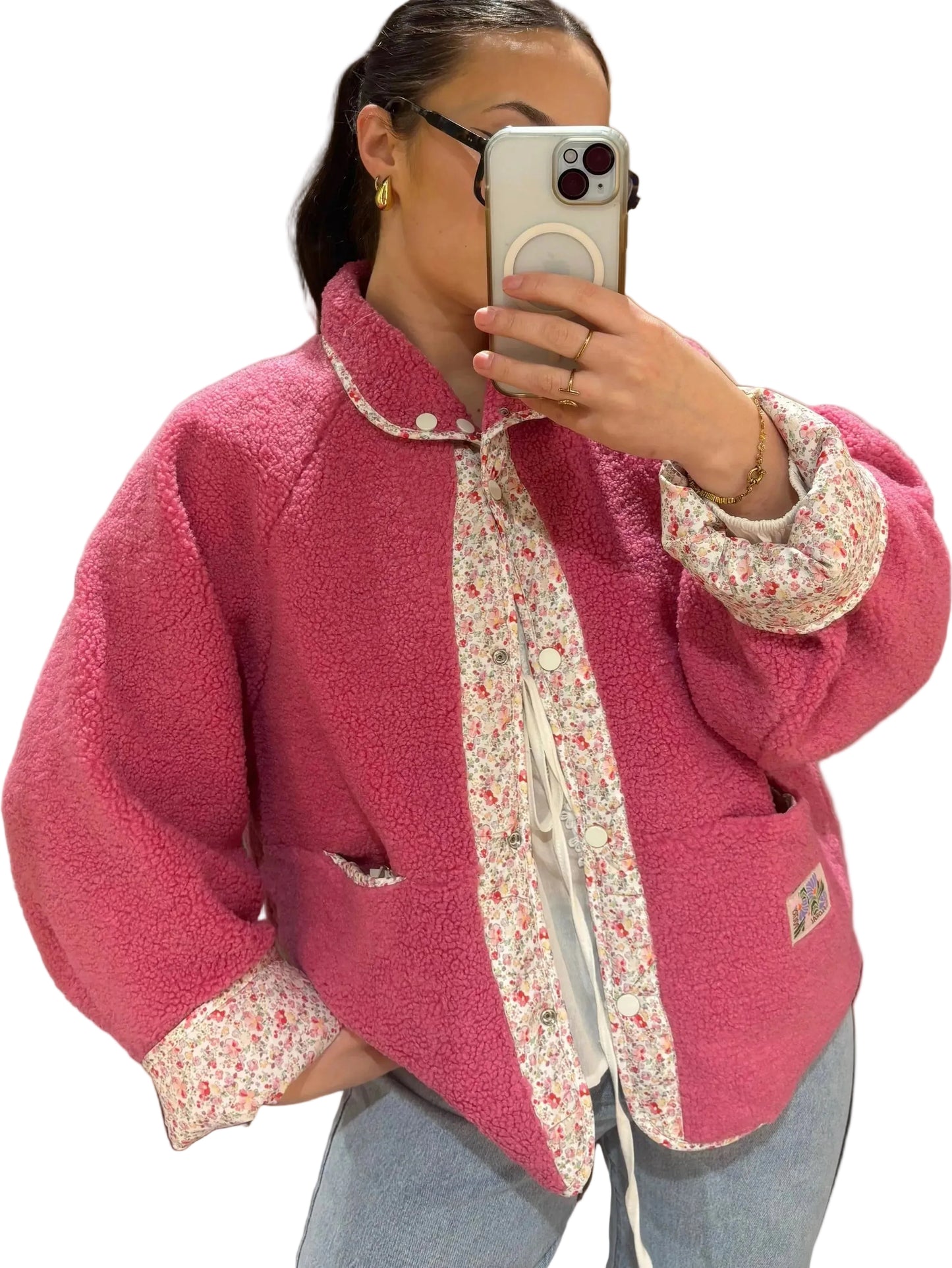 Veste polaire BLOOM rose