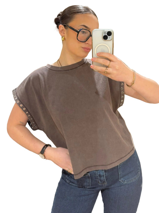 Tee-shirt ROCK chocolat