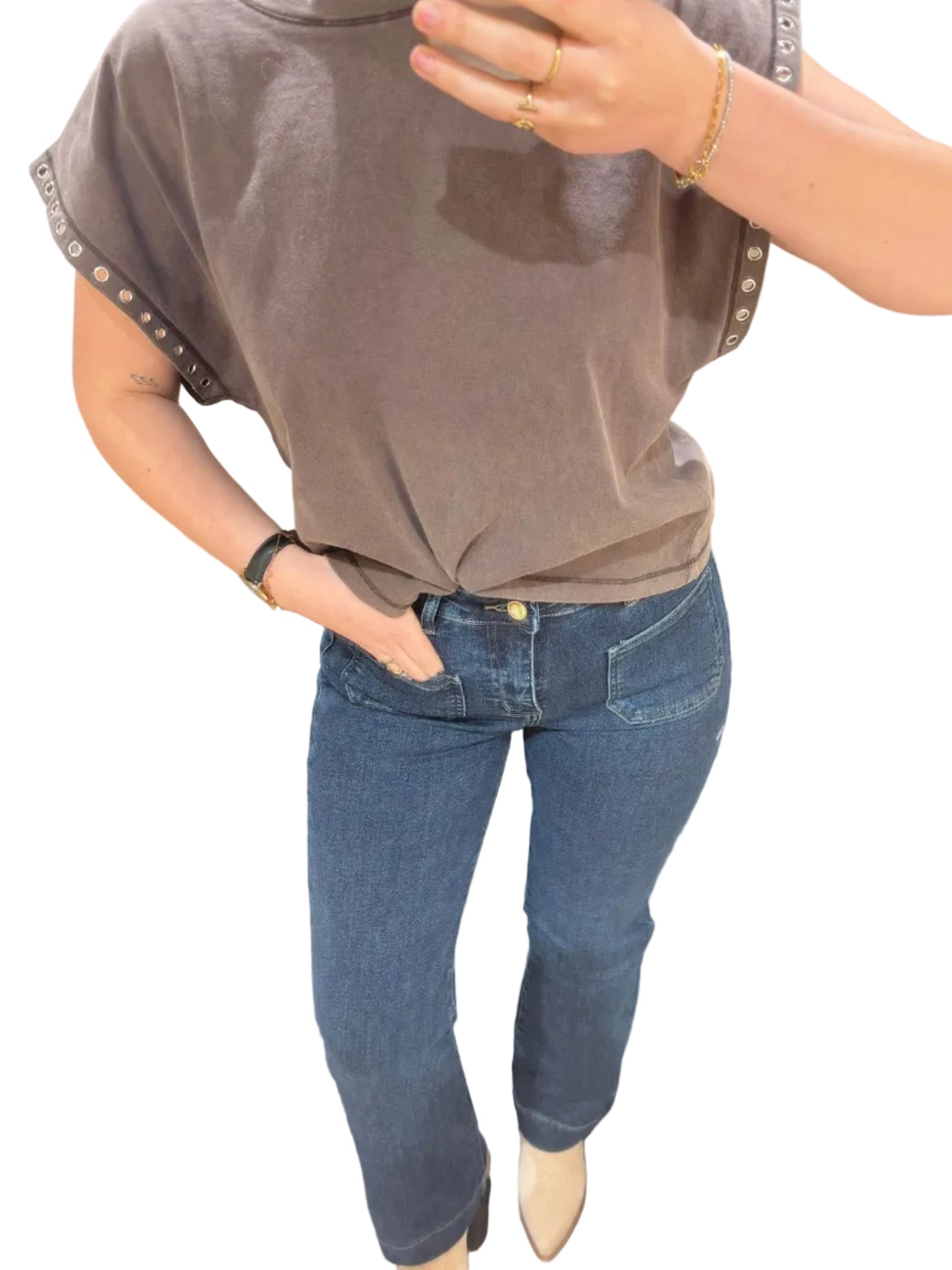 Tee-shirt ROCK chocolat