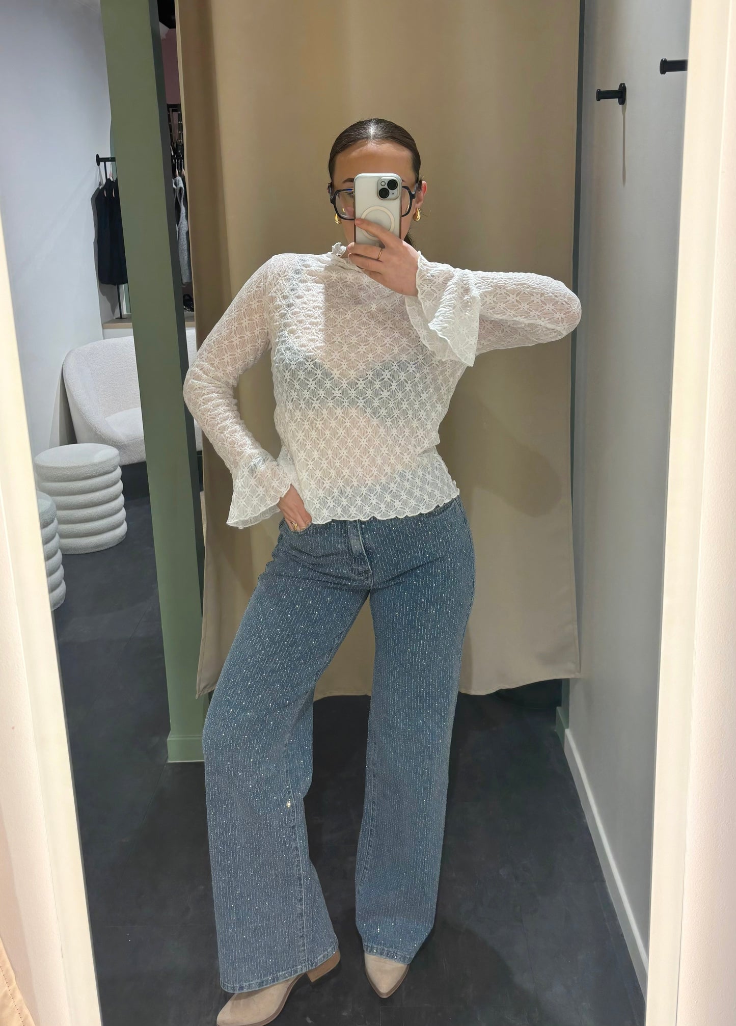 Top DIVA blanc