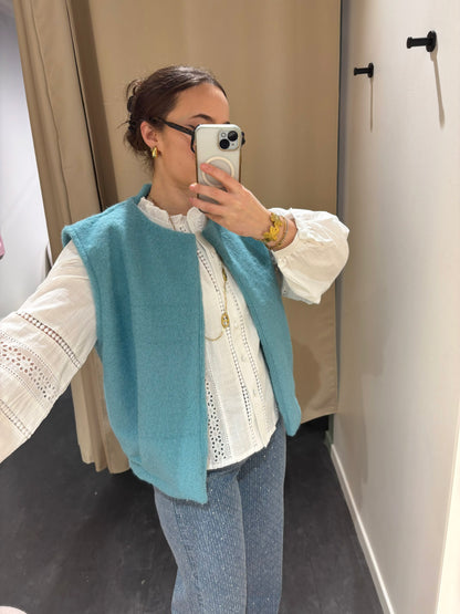 Veste ROMY turquoise
