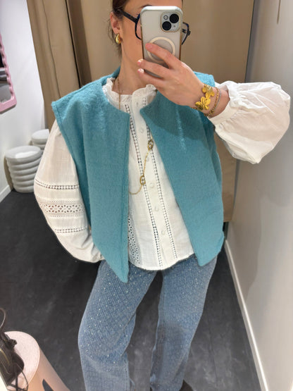 Veste ROMY turquoise