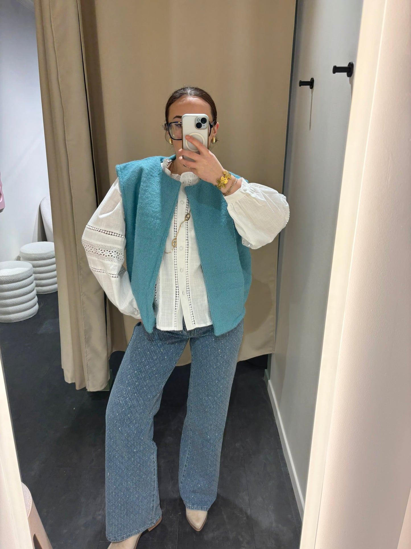 Veste ROMY turquoise
