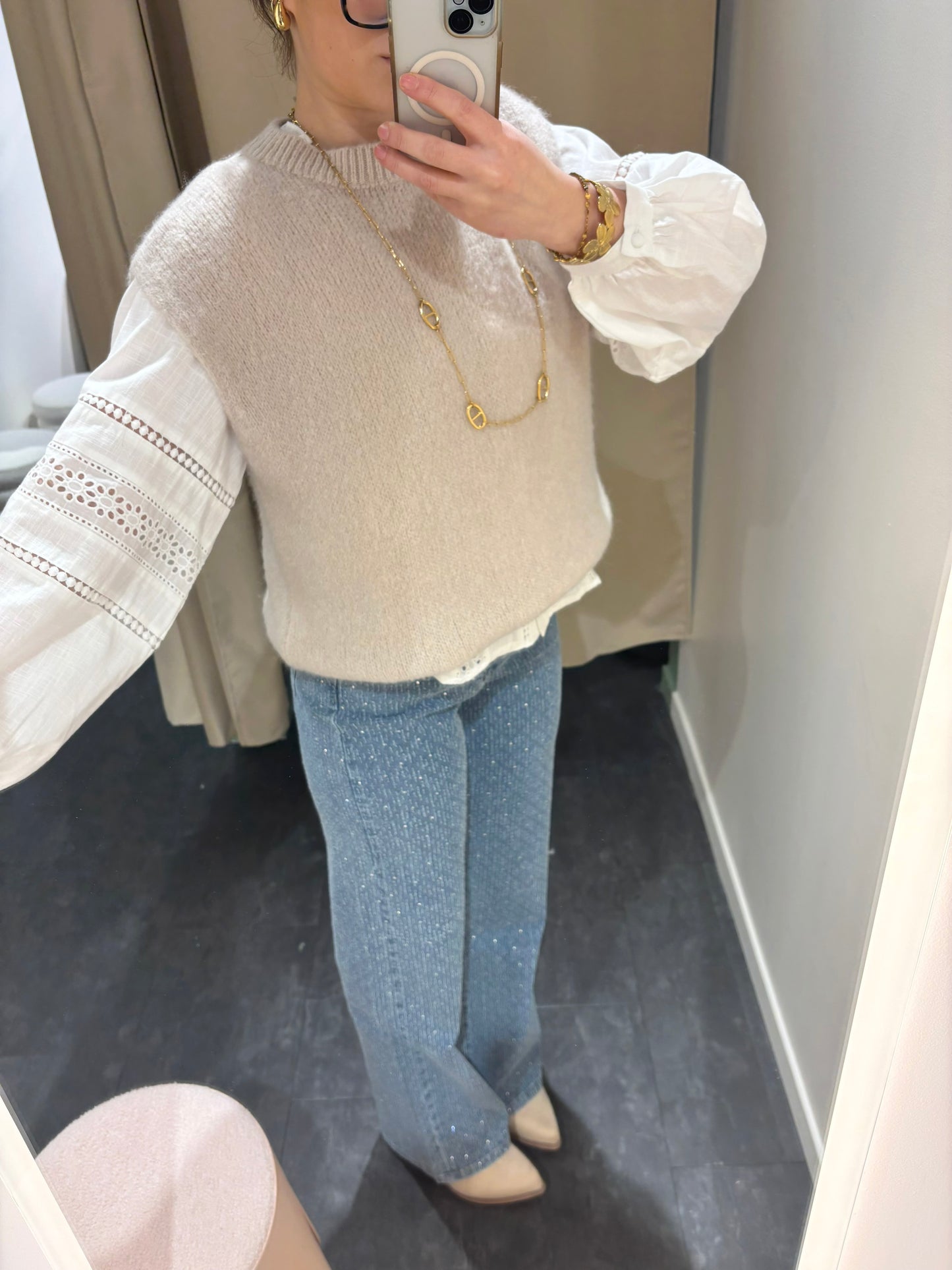 Pull LIVIA beige