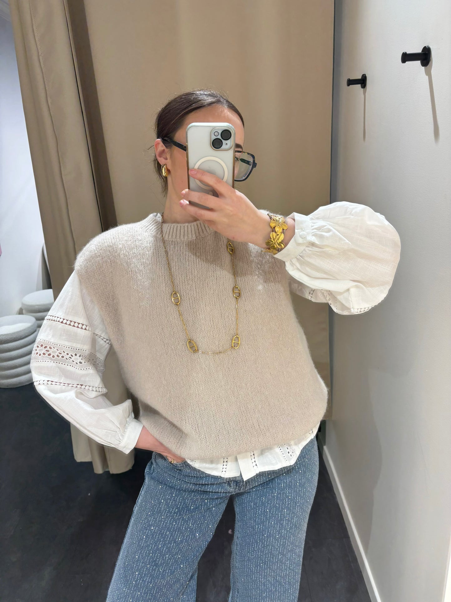 Pull LIVIA beige