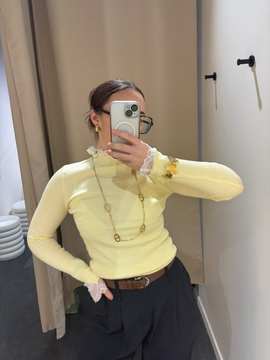 Sous pull DÉLIA jaune