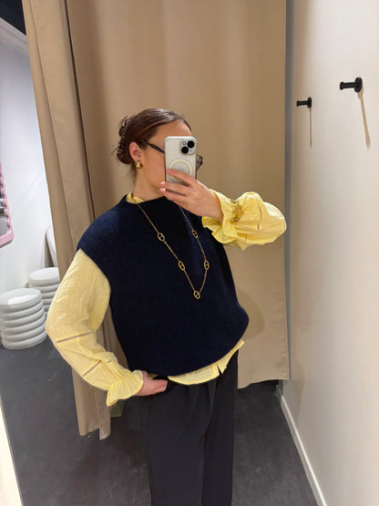 Pull LIVIA bleu marine