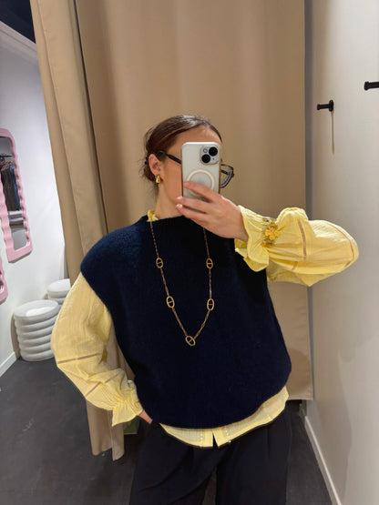 Pull LIVIA bleu marine