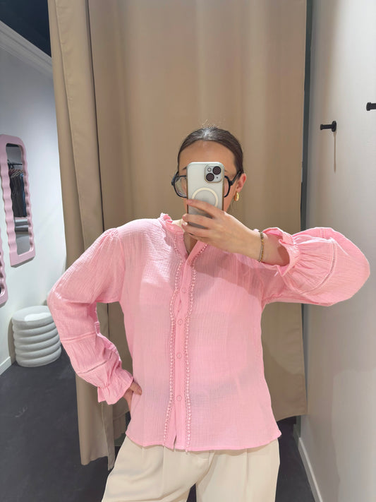 Chemise GAYA rose