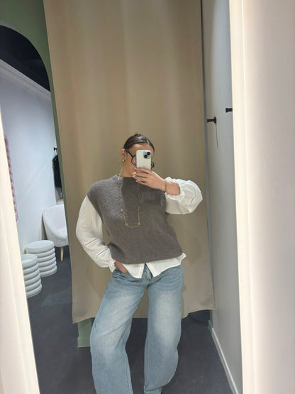 Pull LIVIA noisette
