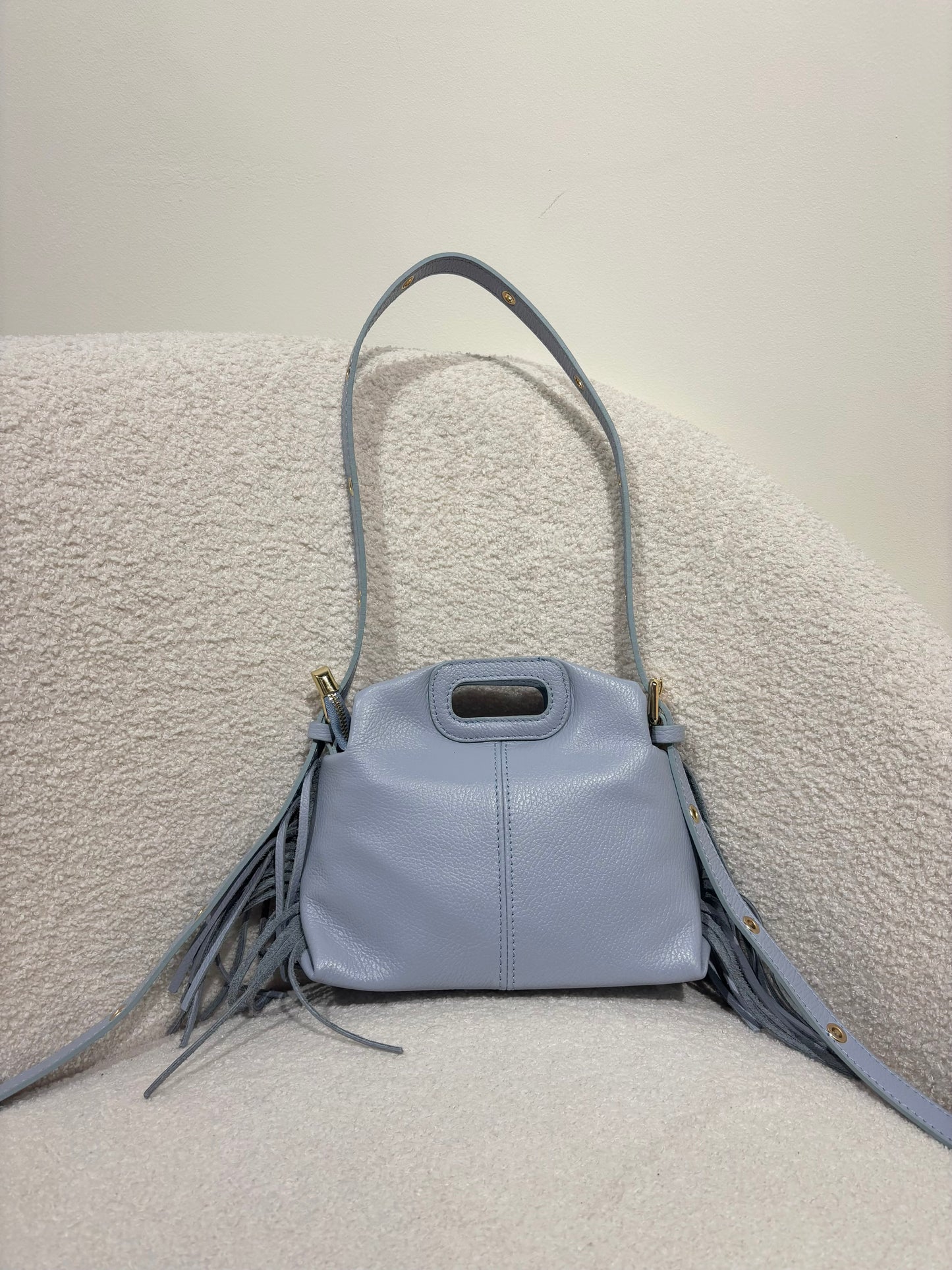 Sac MUSE bleu ciel mat
