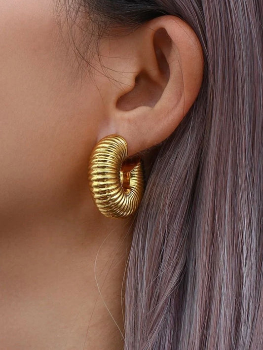 Boucles d'oreilles CHUNKY escargot