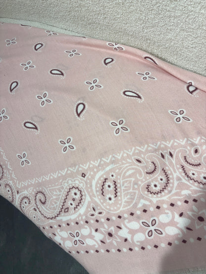 Foulard bandana rose