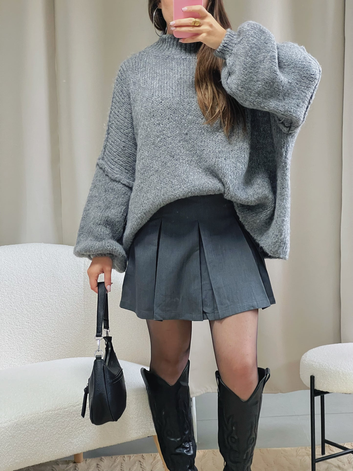 Pull FALLON gris