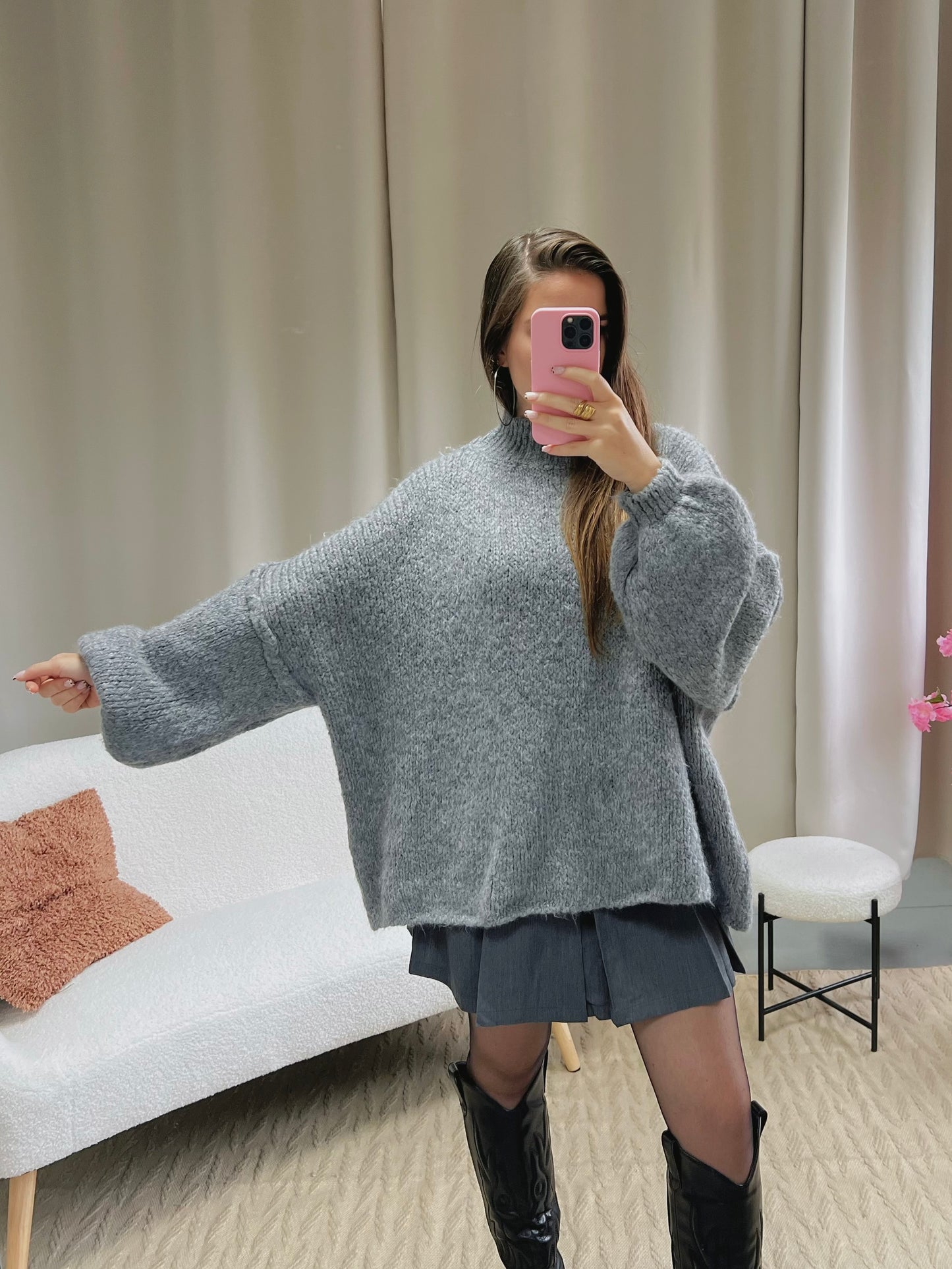 Pull FALLON gris