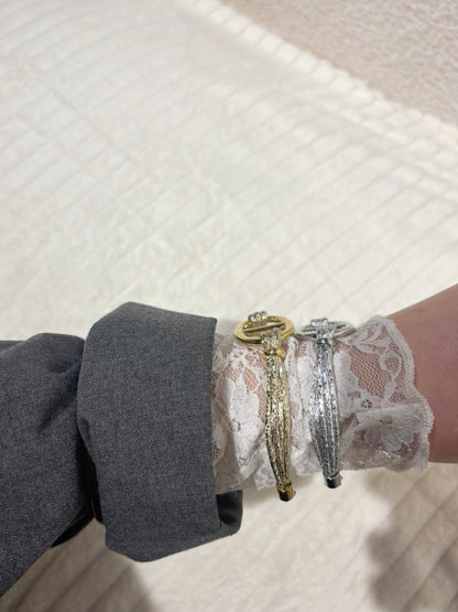 Bracelet MAILLE fil irisé
