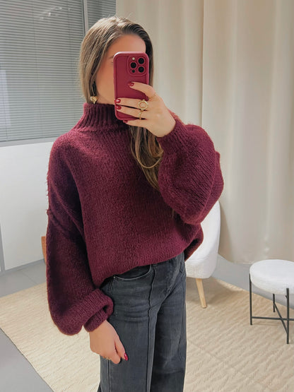 Pull FALLON bordeaux