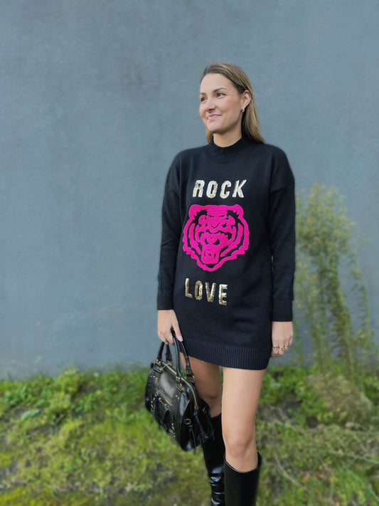 Robe pull ROCK LOVE