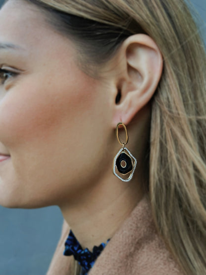 Boucles d'oreilles IRENA strass
