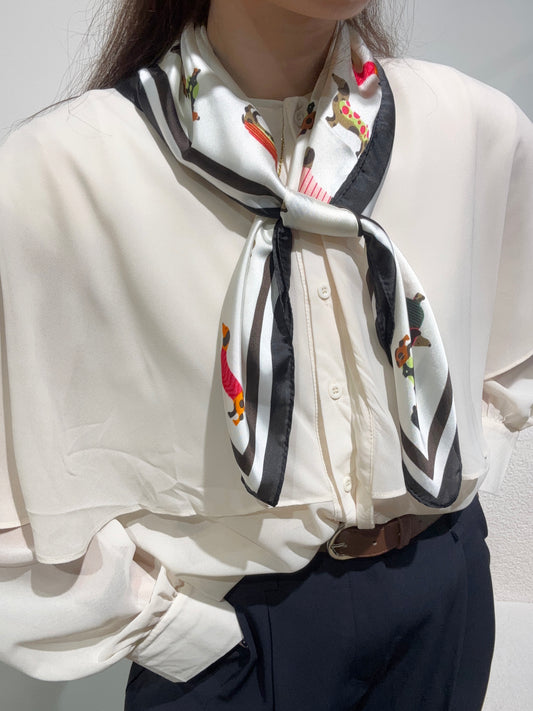 Foulard CARRE teckel