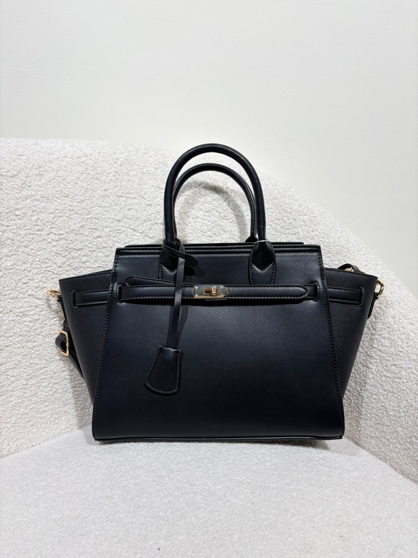 Sac HÉLIO noir en similicuir
