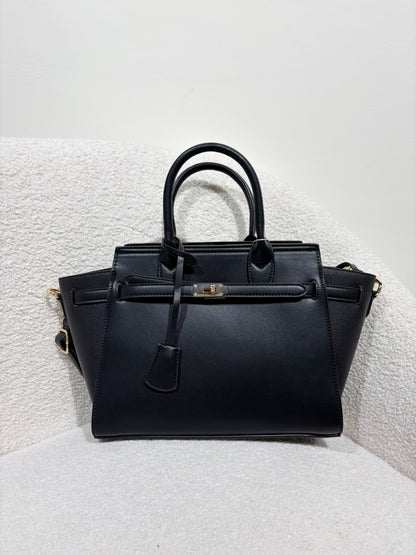 Sac HÉLIO noir en similicuir