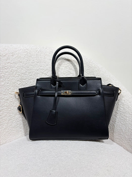Sac HÉLIO noir en similicuir