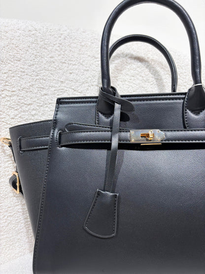 Sac HÉLIO noir en similicuir