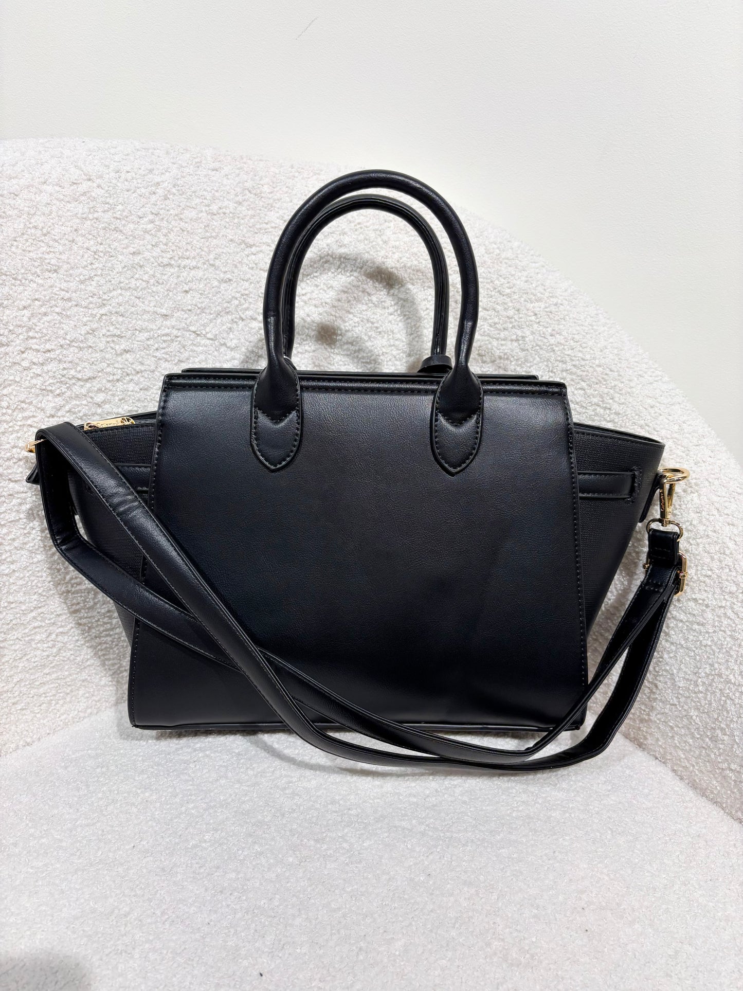 Sac HÉLIO noir en similicuir