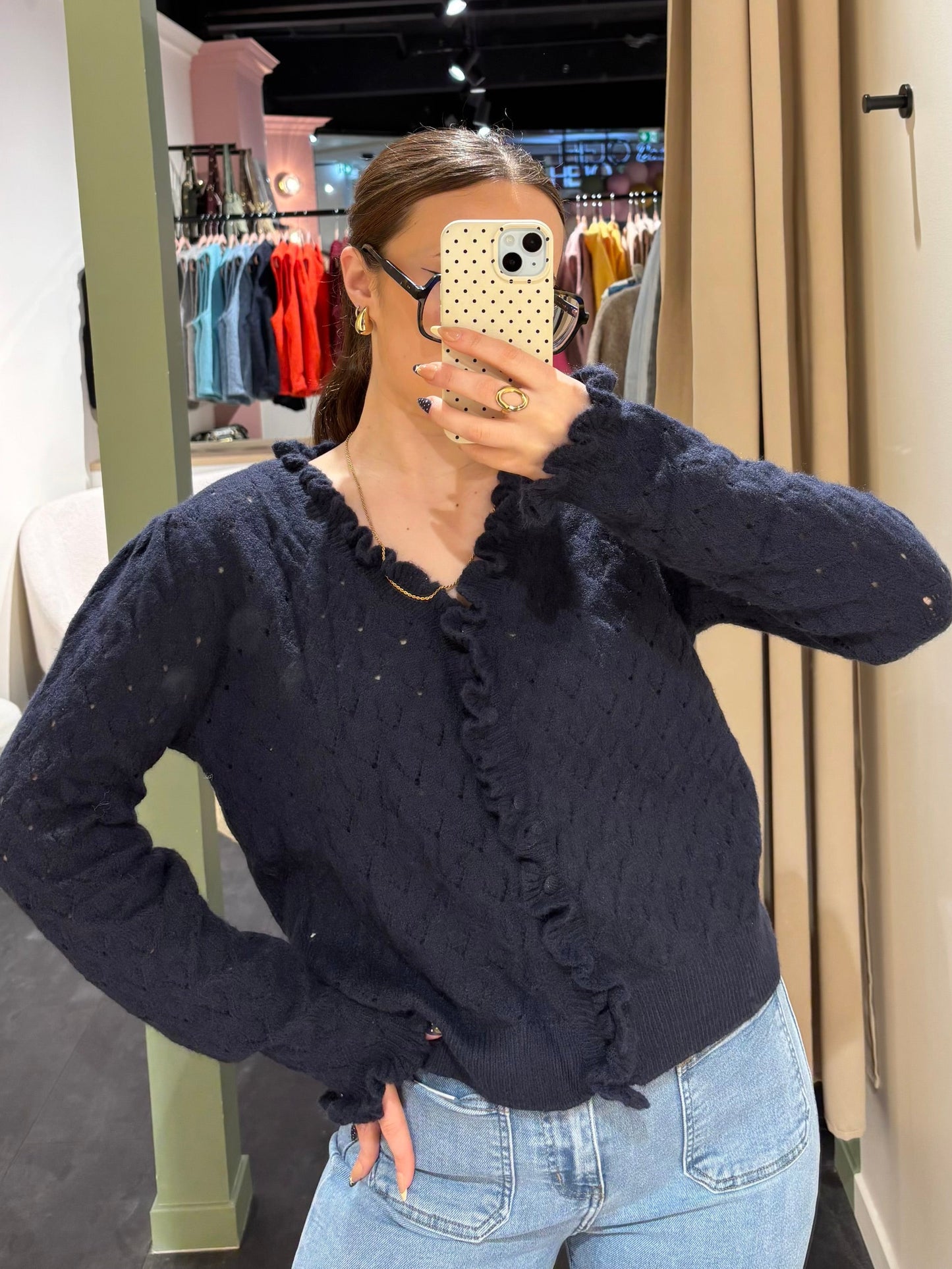 Cardigan LOLA bleu marine