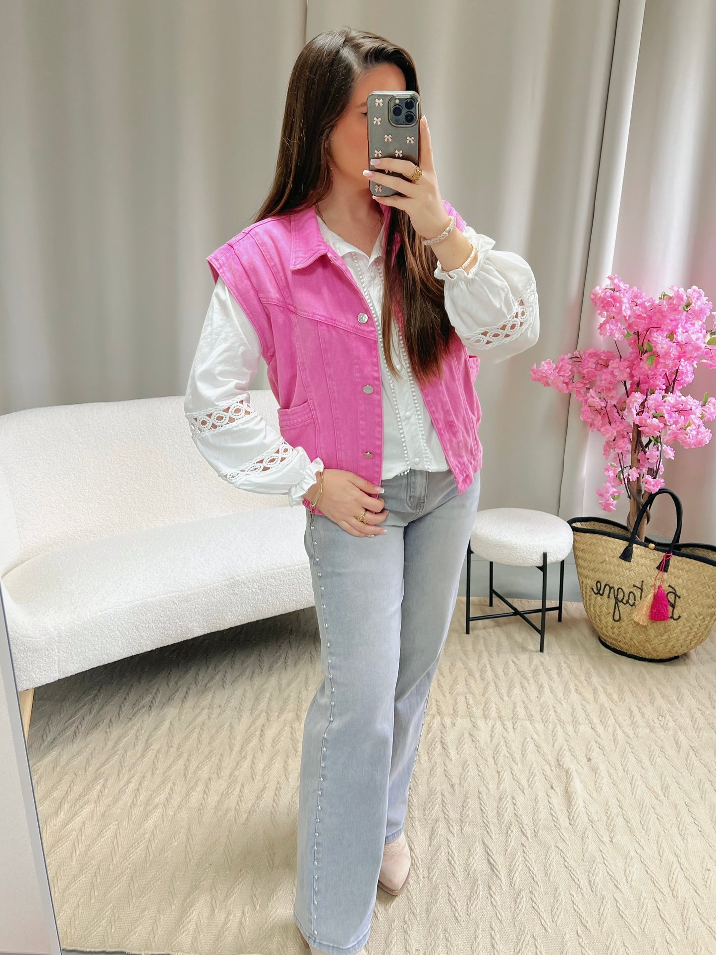 Veste ROCK rose