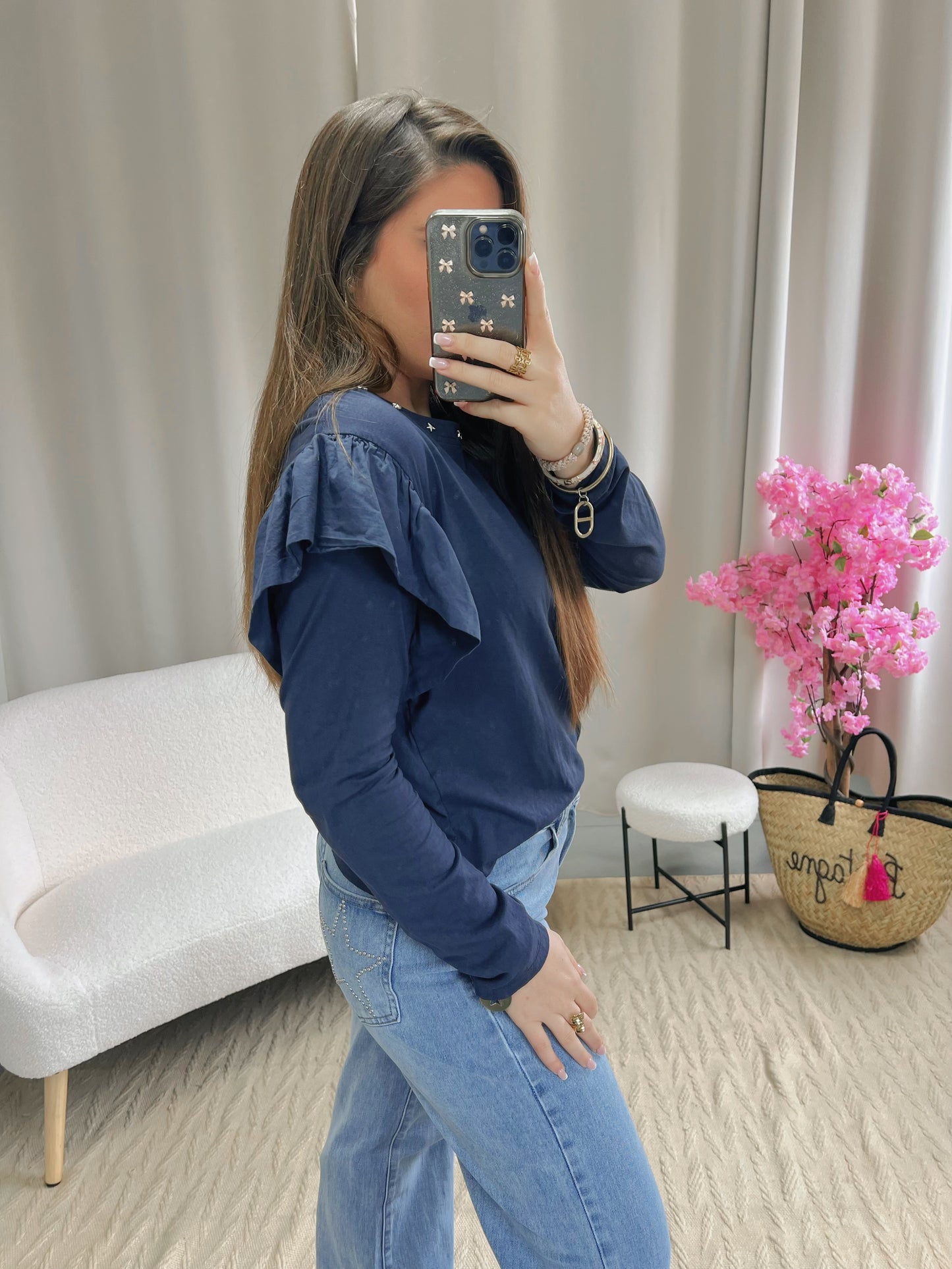 Tee-shirt MILA bleu marine