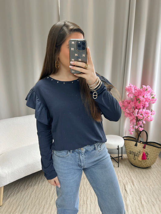 Tee-shirt MILA bleu marine