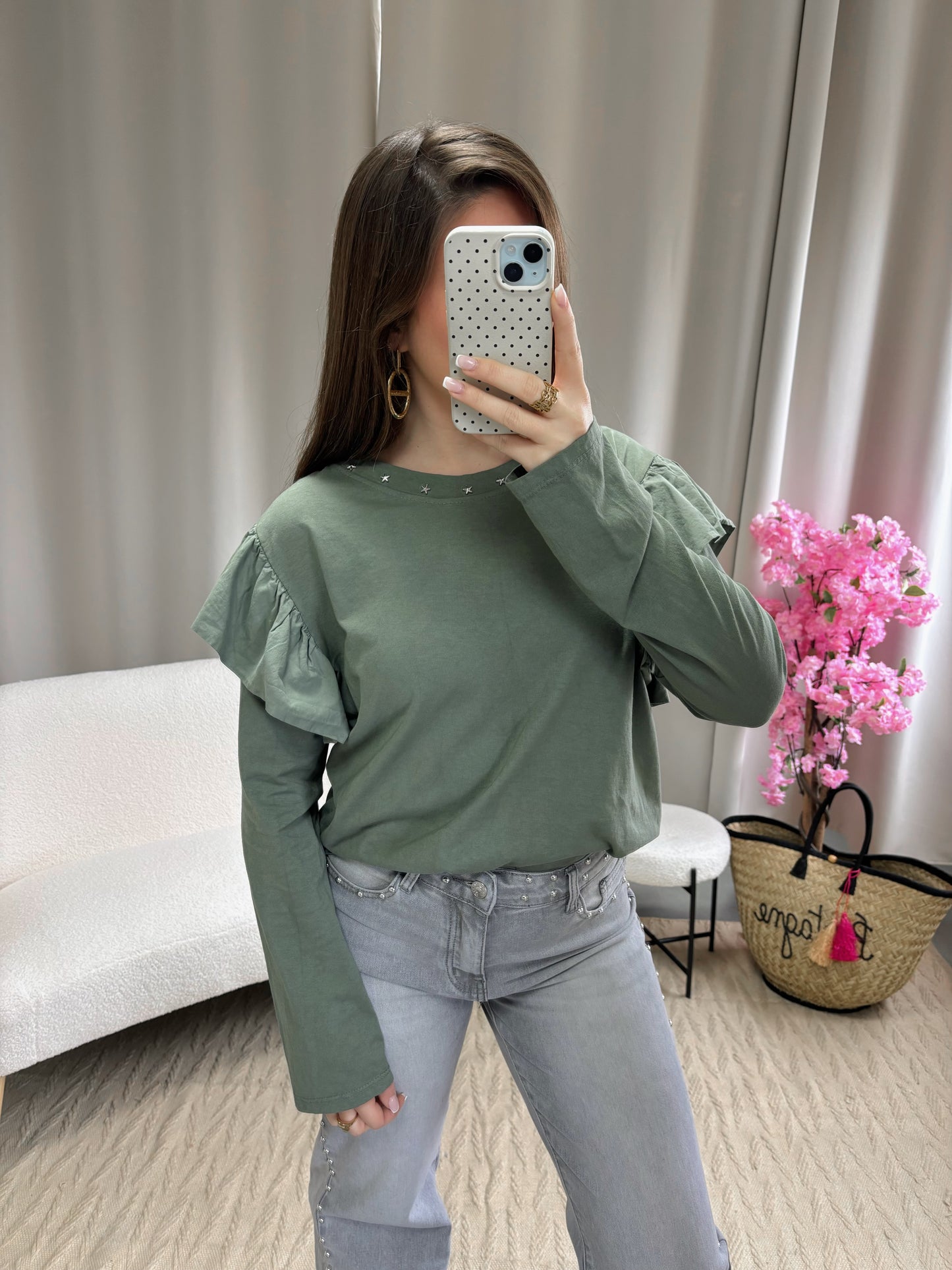 Tee-shirt MILA kaki