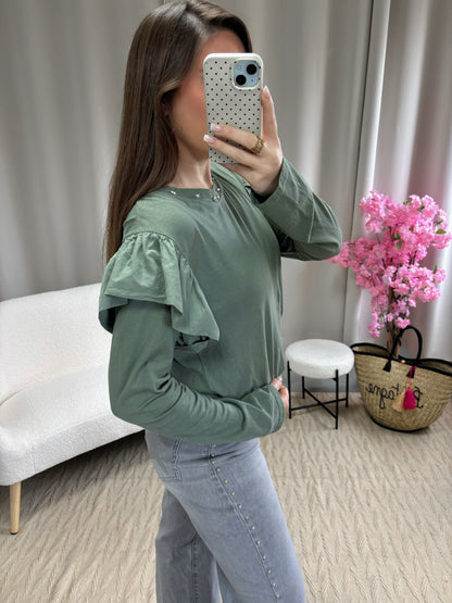 Tee-shirt MILA kaki