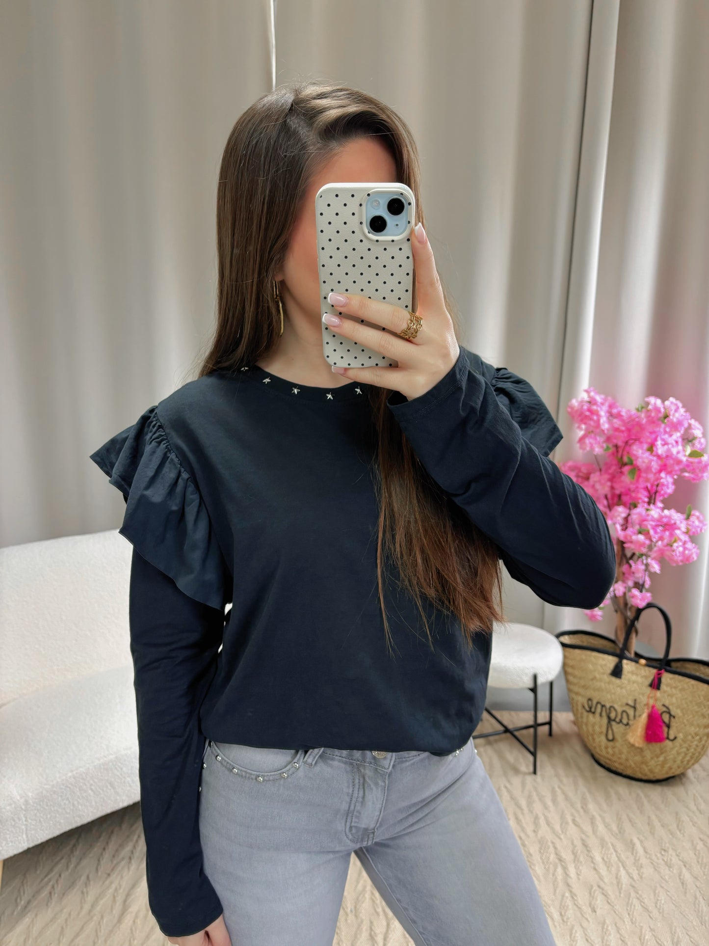 Tee-shirt MILA noir