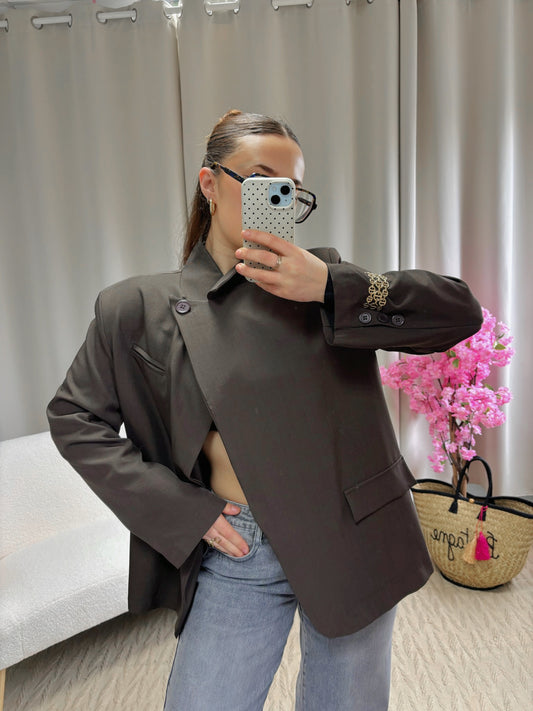 Blazer MANON marron