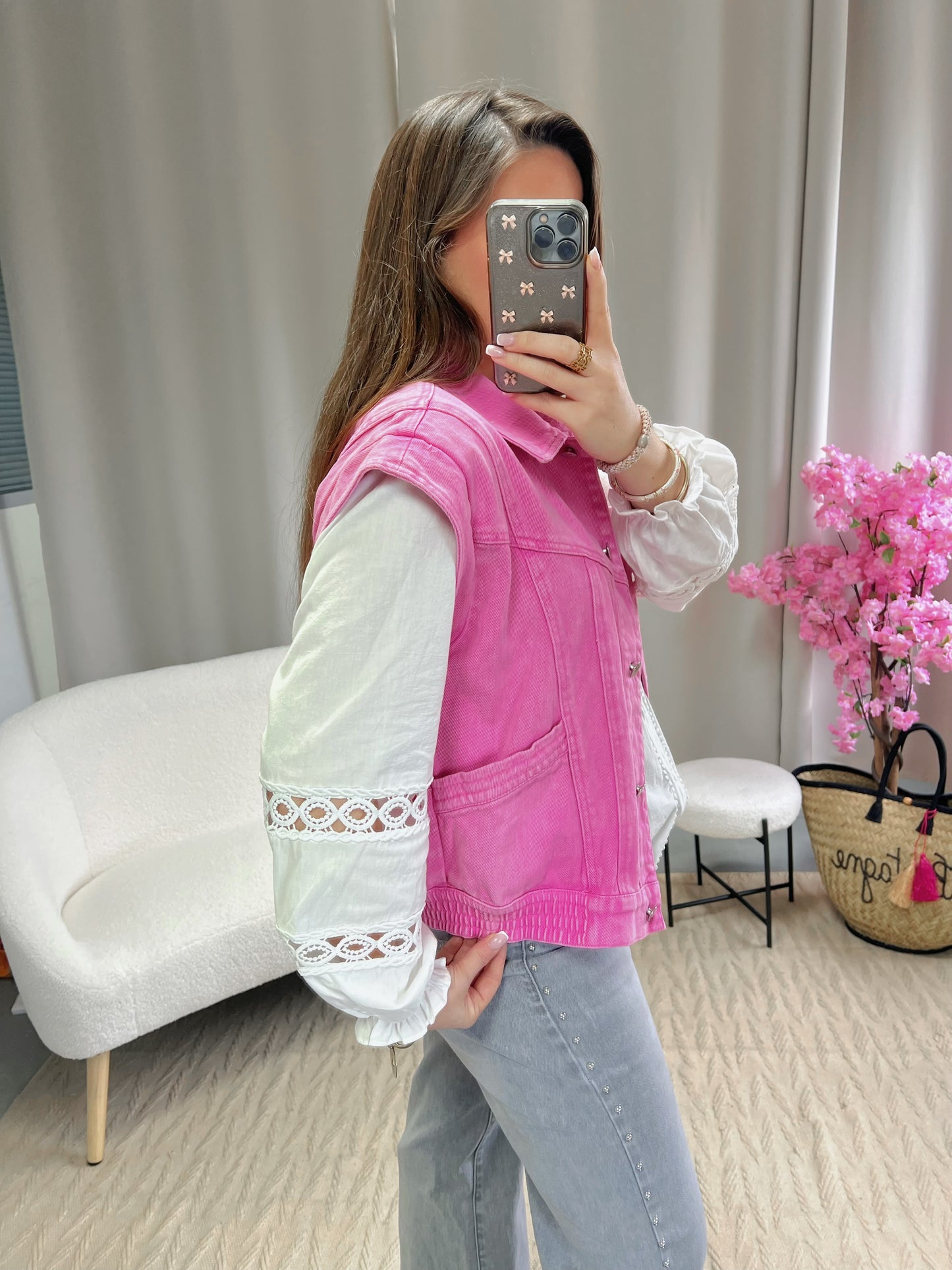 Veste ROCK rose