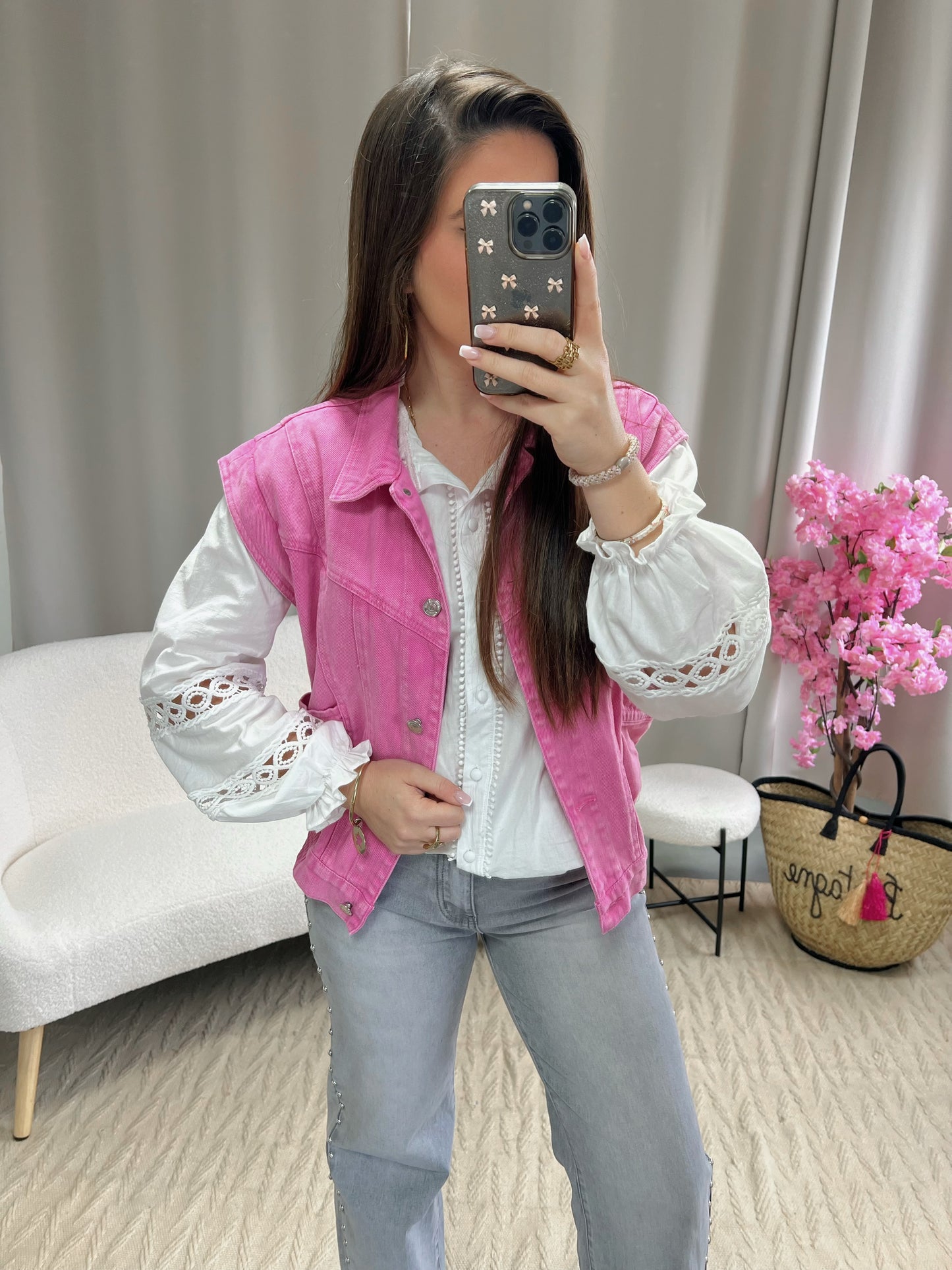 Veste ROCK rose