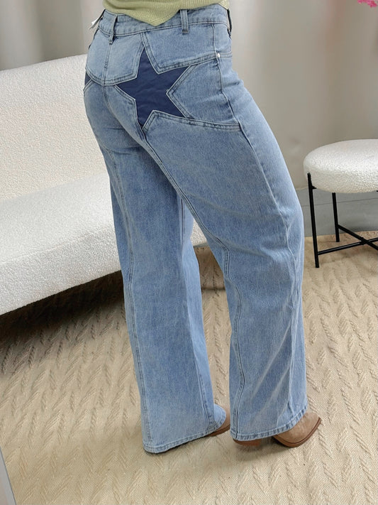 Jean ASTRA bleu clair